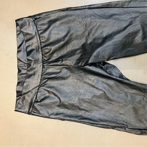 Commando faux leather joggers for sale or trade for small - Picture 5 of 5